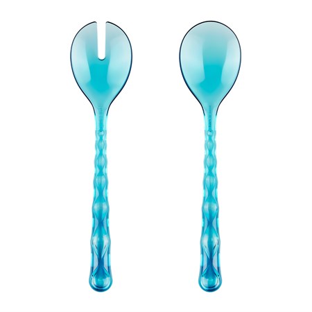 coppia posate insalata vanity azzurro mare